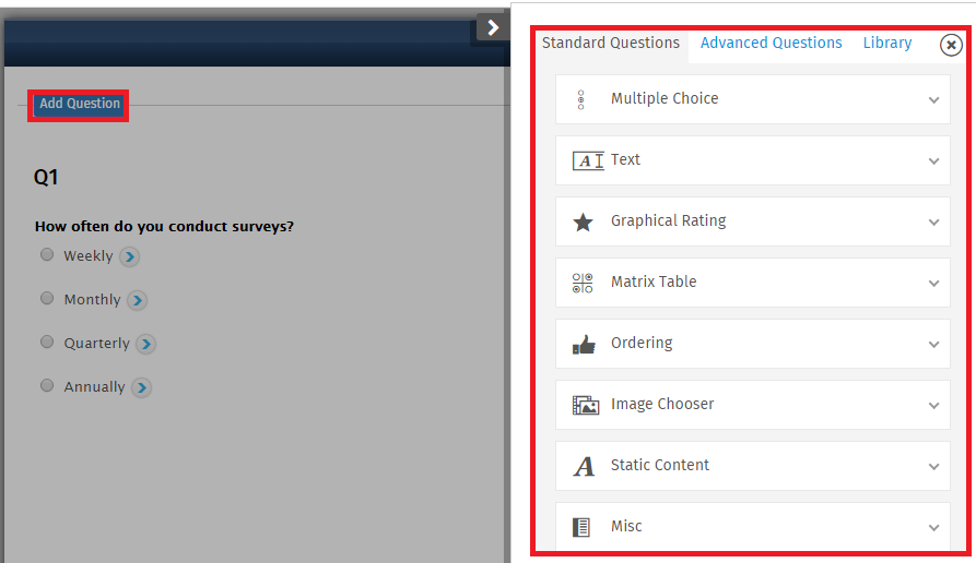 Survey Software Help Image